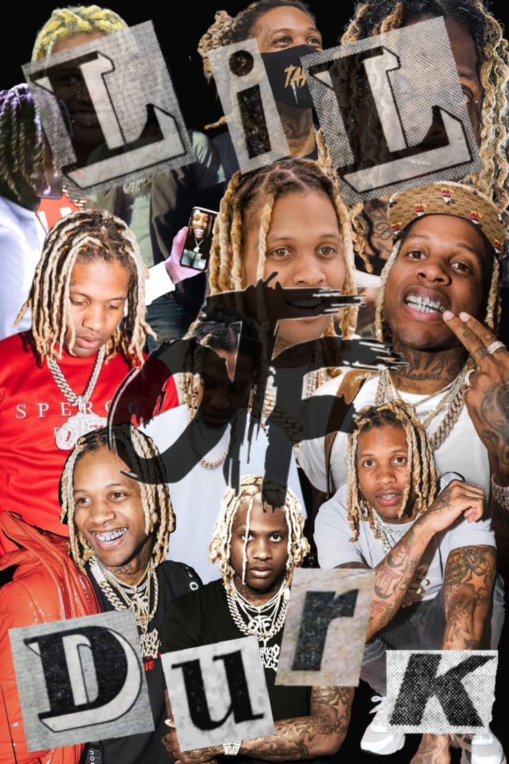 Otf wallpaper in lil durk lil durk king von wallpaper cute lockscreens