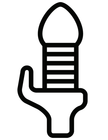 Dildo sex toy coloring page free printable coloring pages