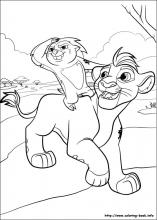 The lion guard coloring pages on coloring