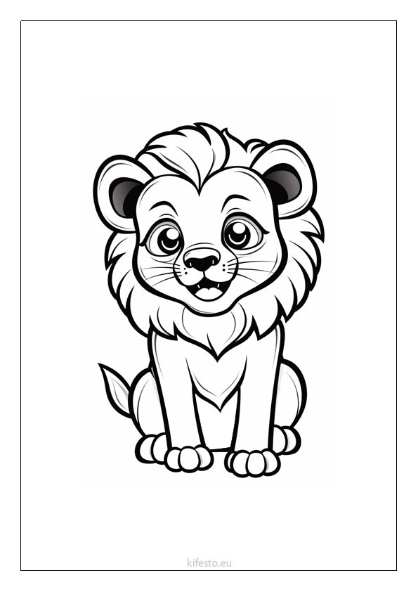 Lion coloring pages free printable coloring sheets for kids