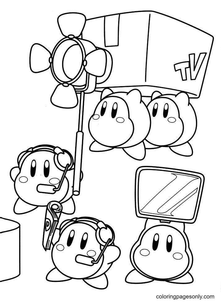 Kirby coloring pages