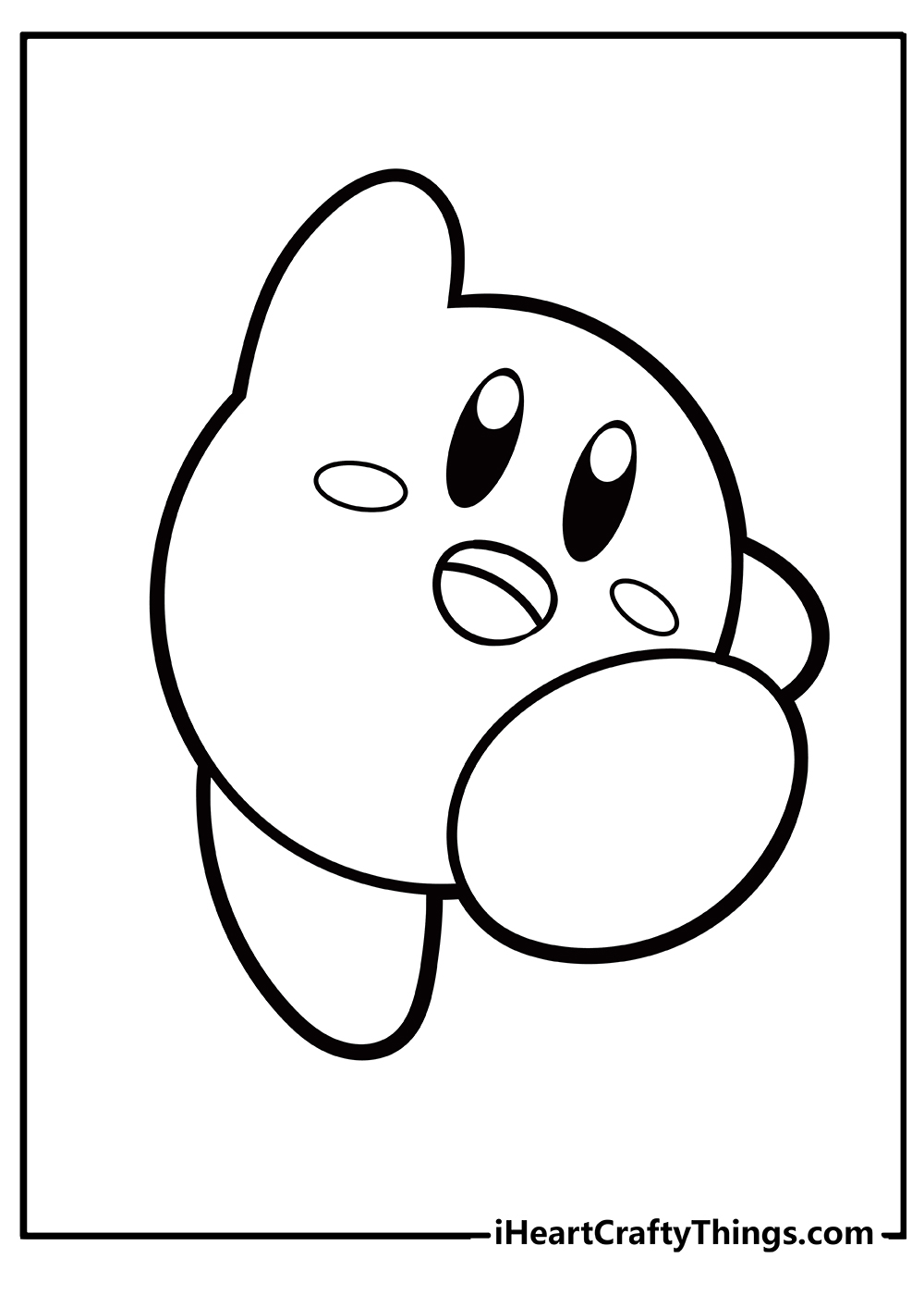 Kirby coloring pages free printables