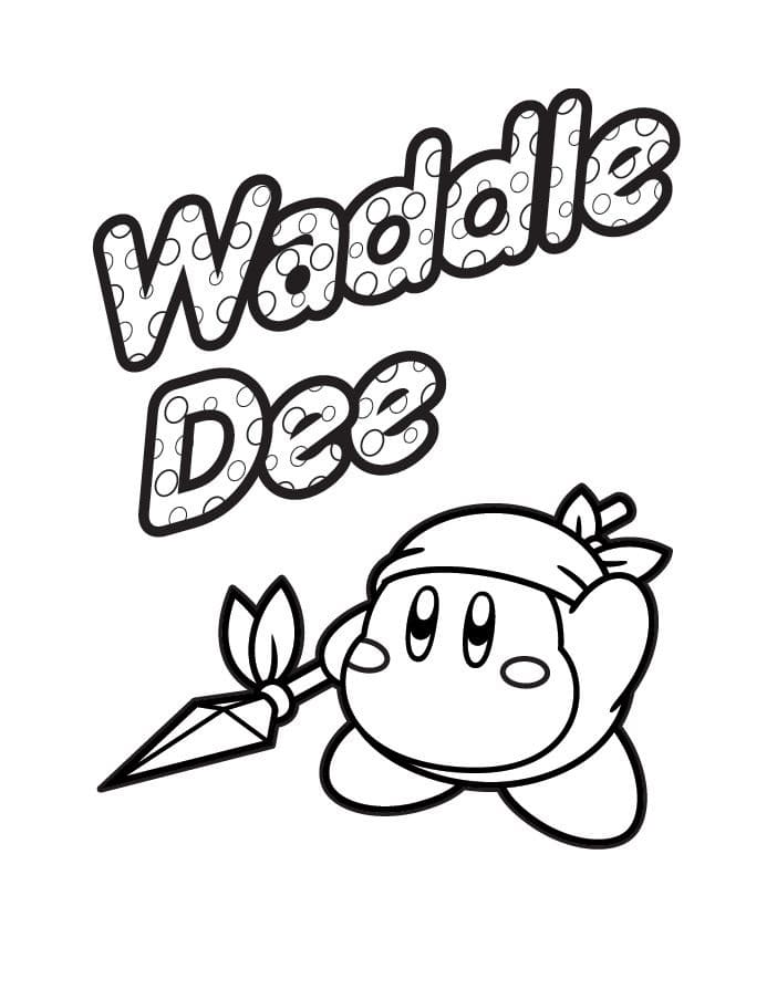 Kirby coloring pages