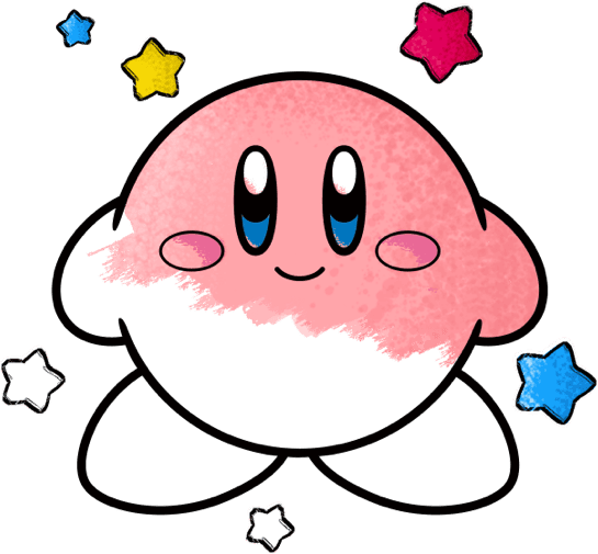 A fun kirby coloring activity