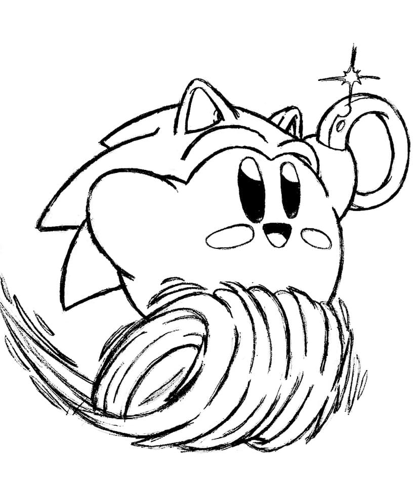 Kirby coloring pages