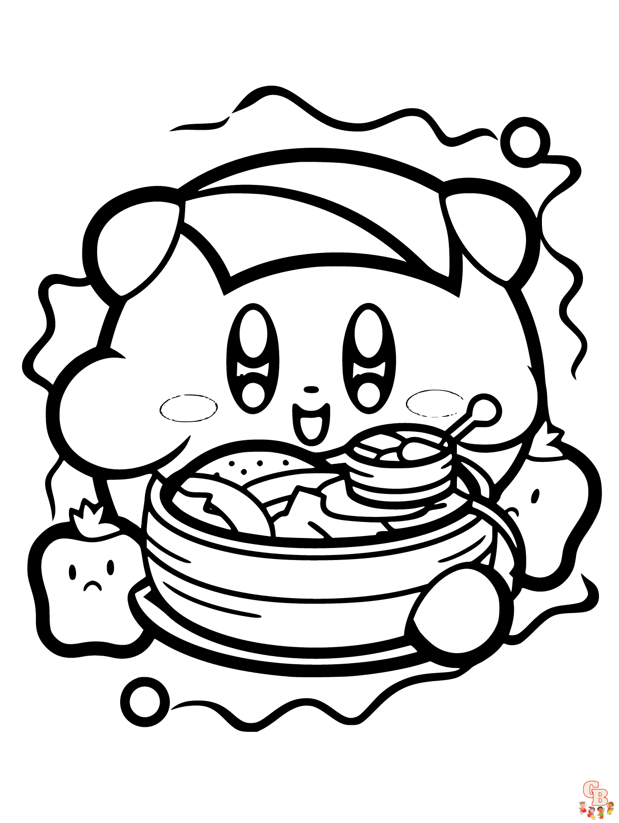 Kirby coloring pages