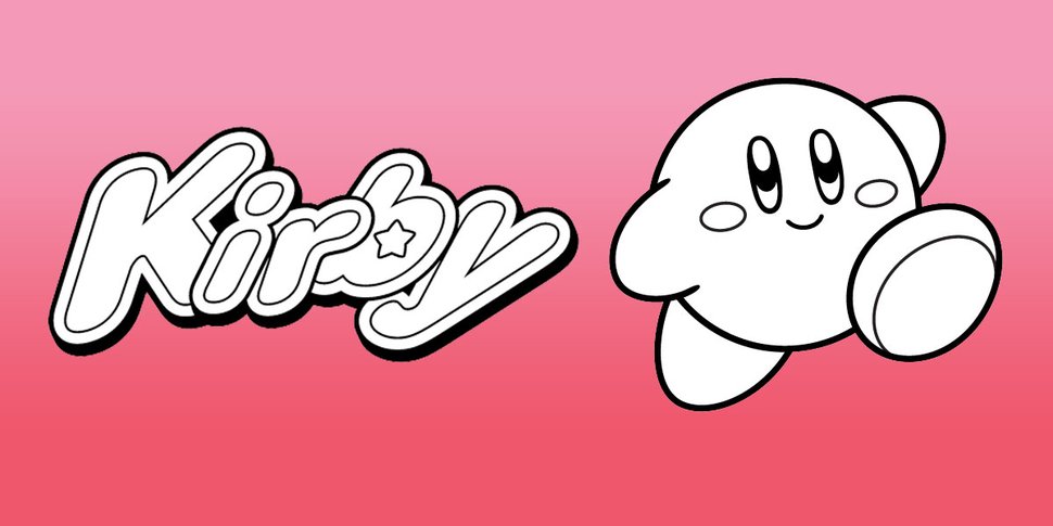 Kirby coloring pages