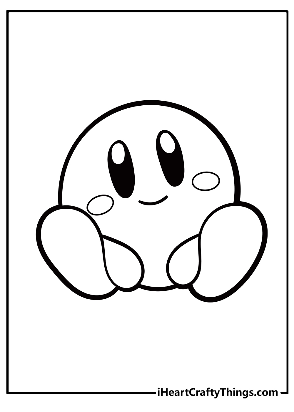 Kirby coloring pages free printables