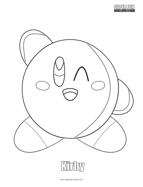 Kirby coloring page