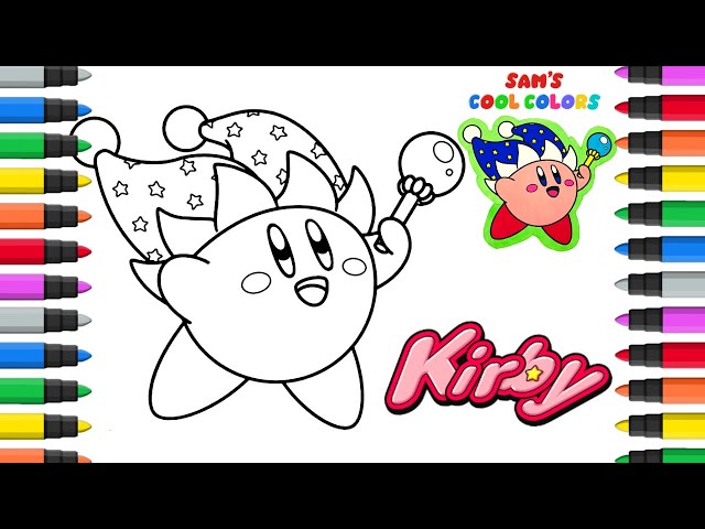 Coloring kirby nintendo kirby nintendo video gae coloring book page arkers