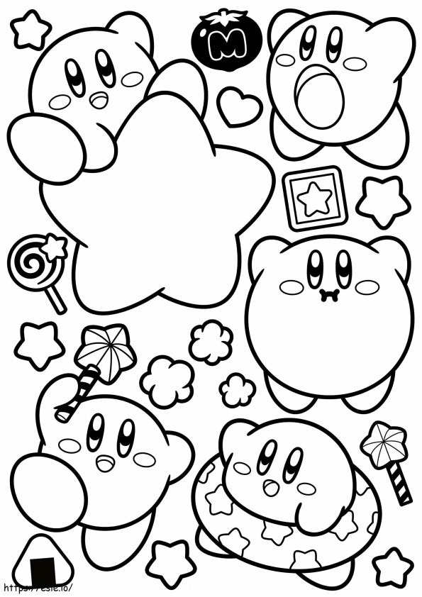 Kirby coloring pages coloring pages