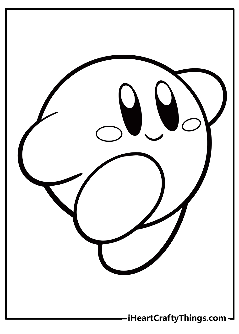 Kirby coloring pages free printables