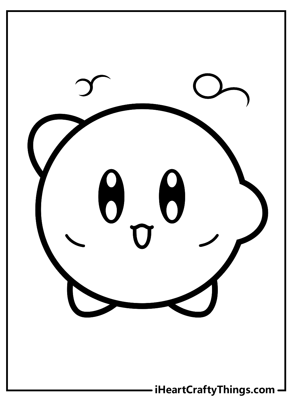 Kirby coloring pages free printables