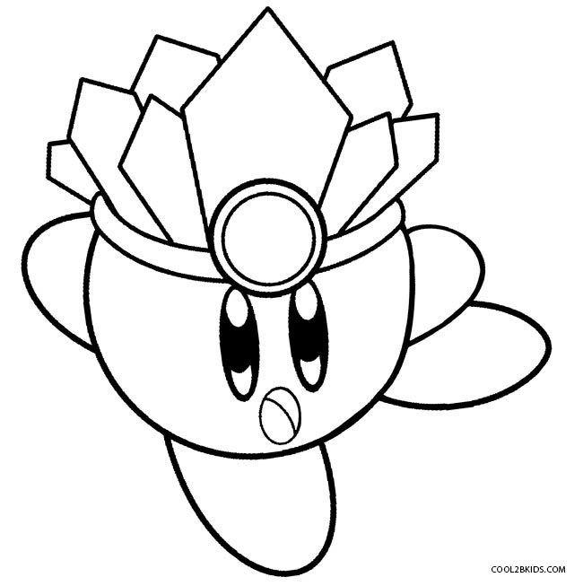 Printable kirby coloring pages for kids coolbkids coloring pages for kids kirby coloring pages