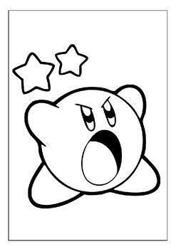 Kirby adventures e alive with our printable coloring pages collection pdf