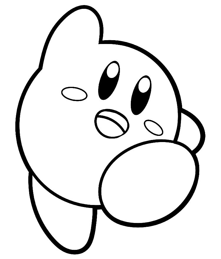 Kirby coloring pages