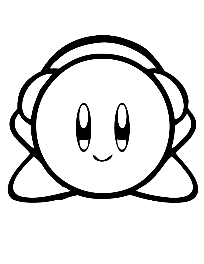 Kirby coloring pages to download and print for free