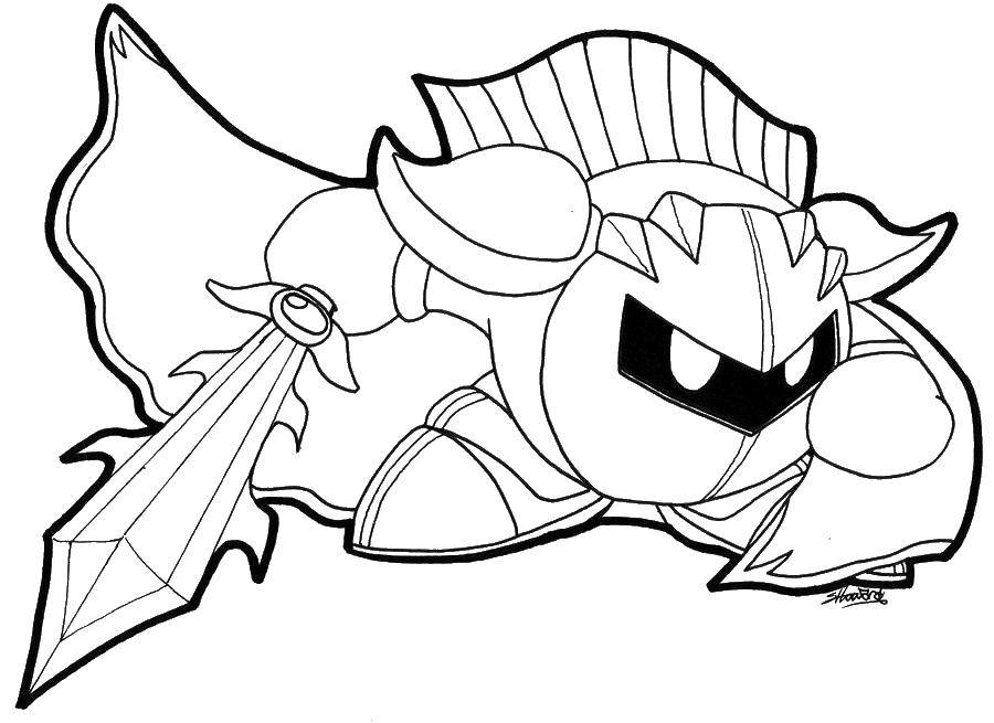 Online coloring pages coloring kirby coloring