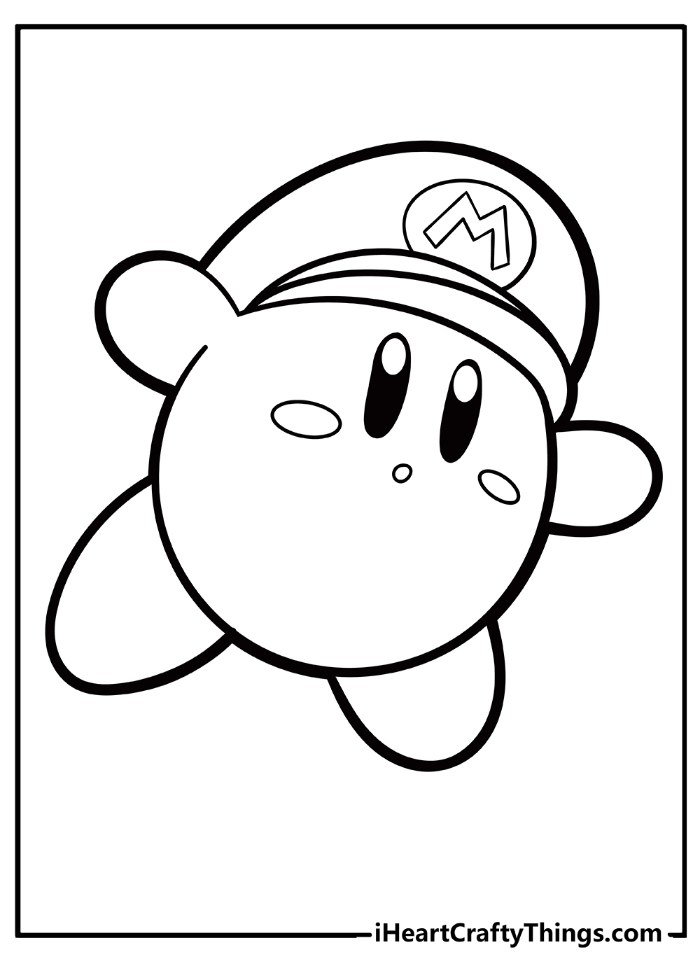 Kirby coloring pages free printables