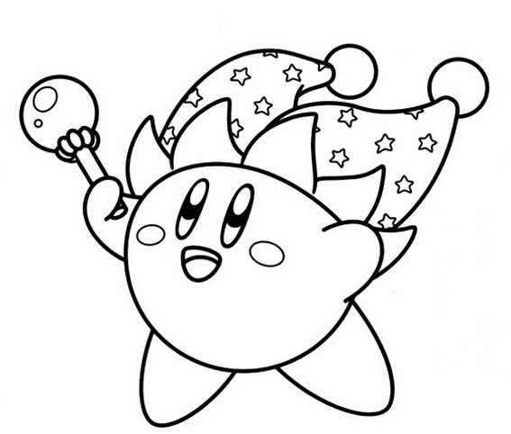 Kirby coloring pages