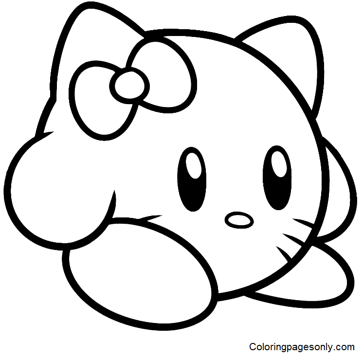 Kirby coloring pages printable for free download