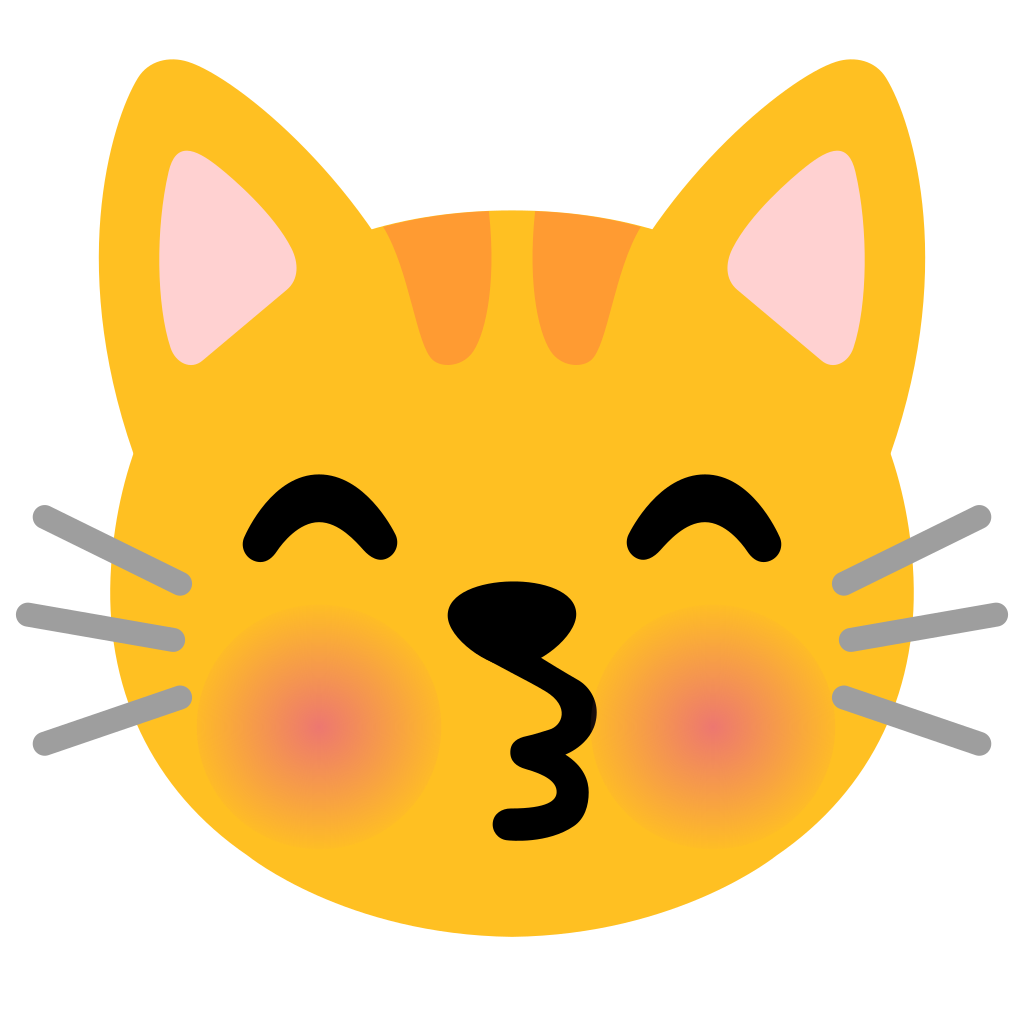 Ð kissing cat emoji