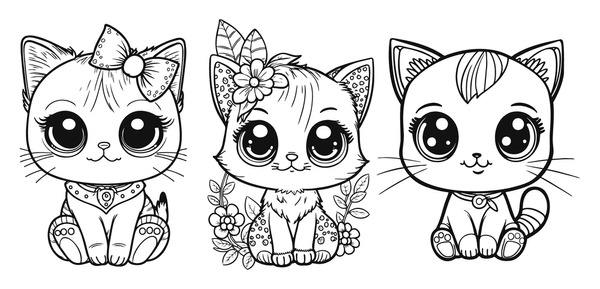 Thousand cute kitten clipart royalty