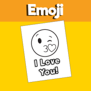 Kiss emoji craft â minutes of quality time