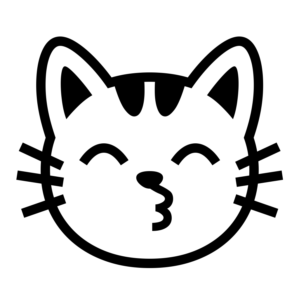 Ð kissing cat emoji