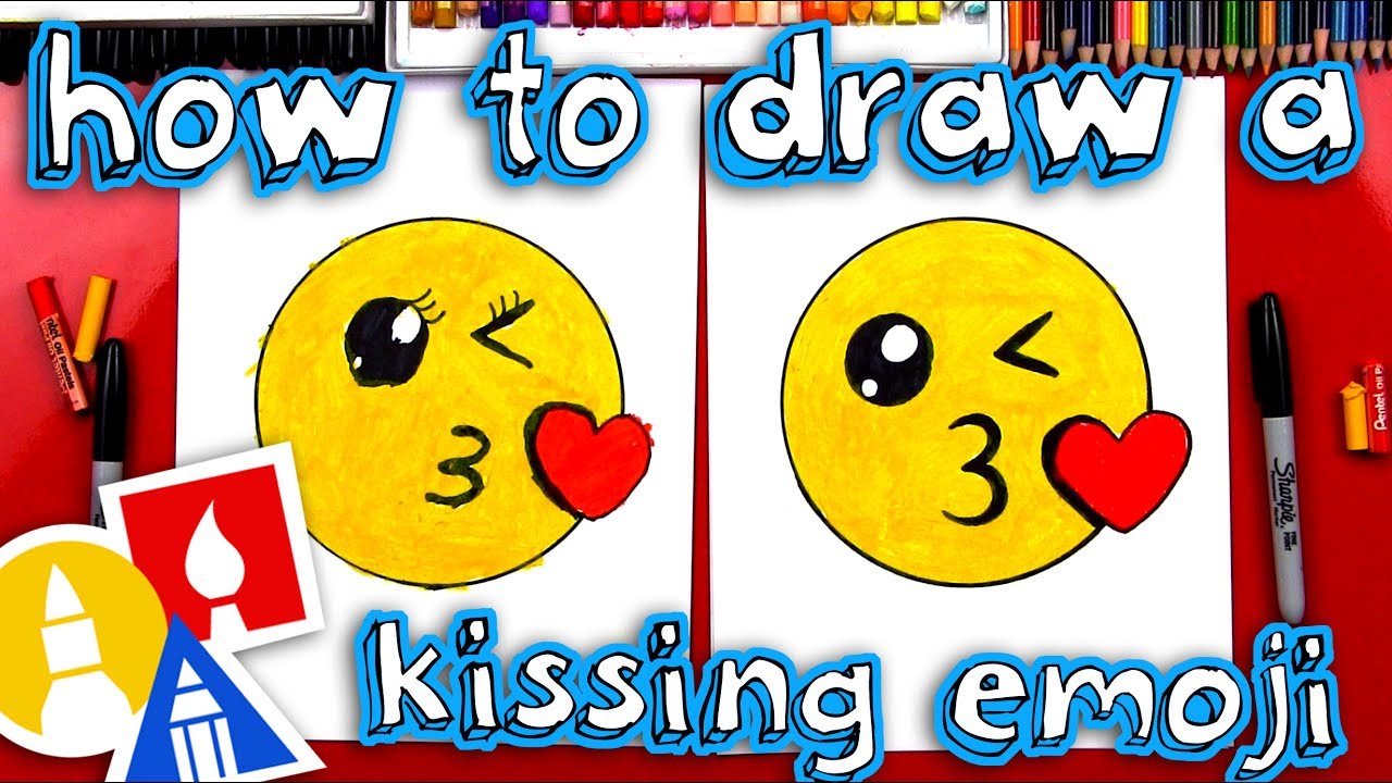 How to draw the kissing eoji