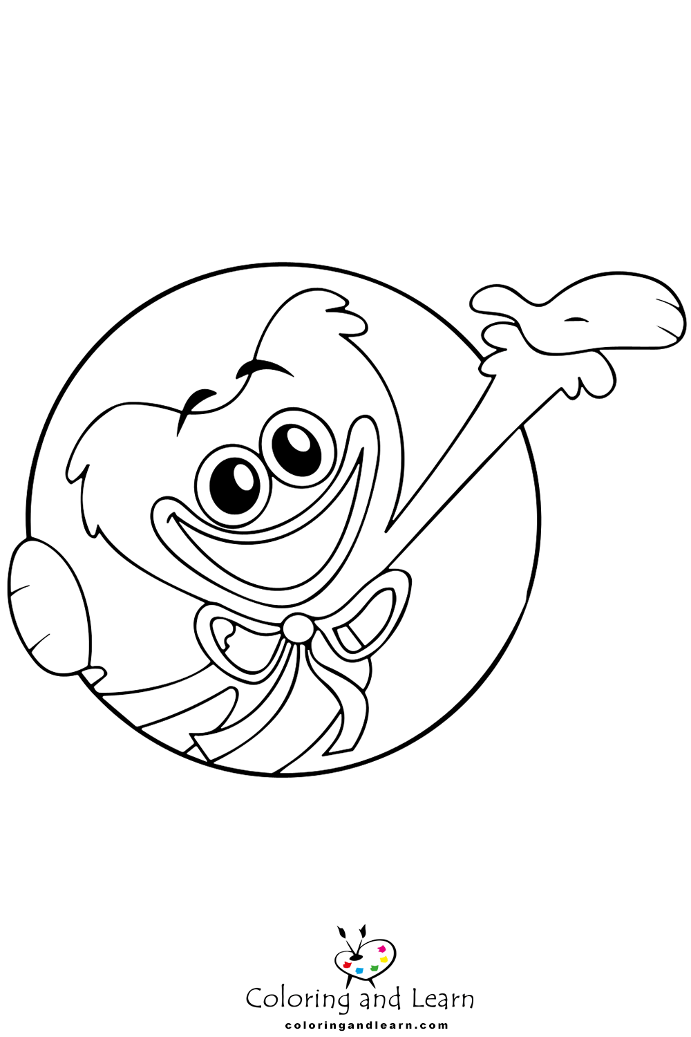 Huggy wuggy coloring pages