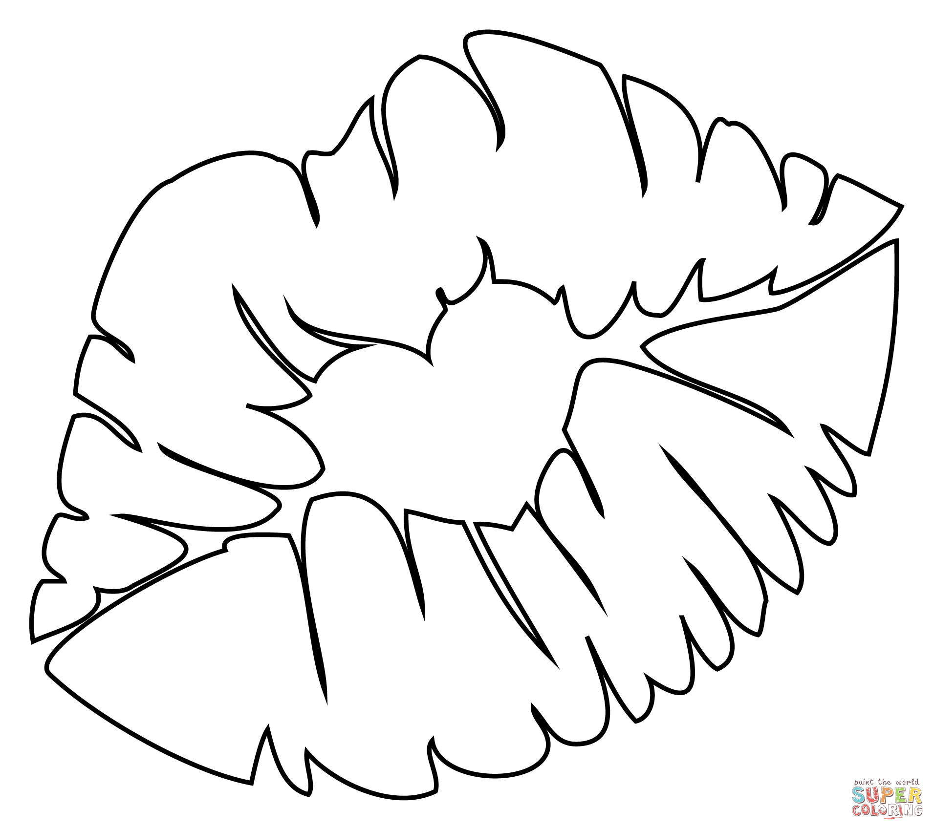 Kiss mark coloring page free printable coloring pages