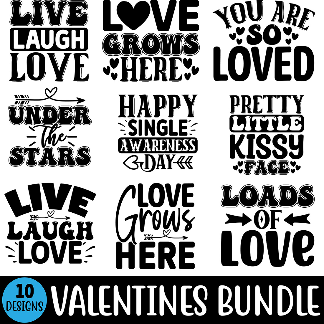 Valentines svg bundle