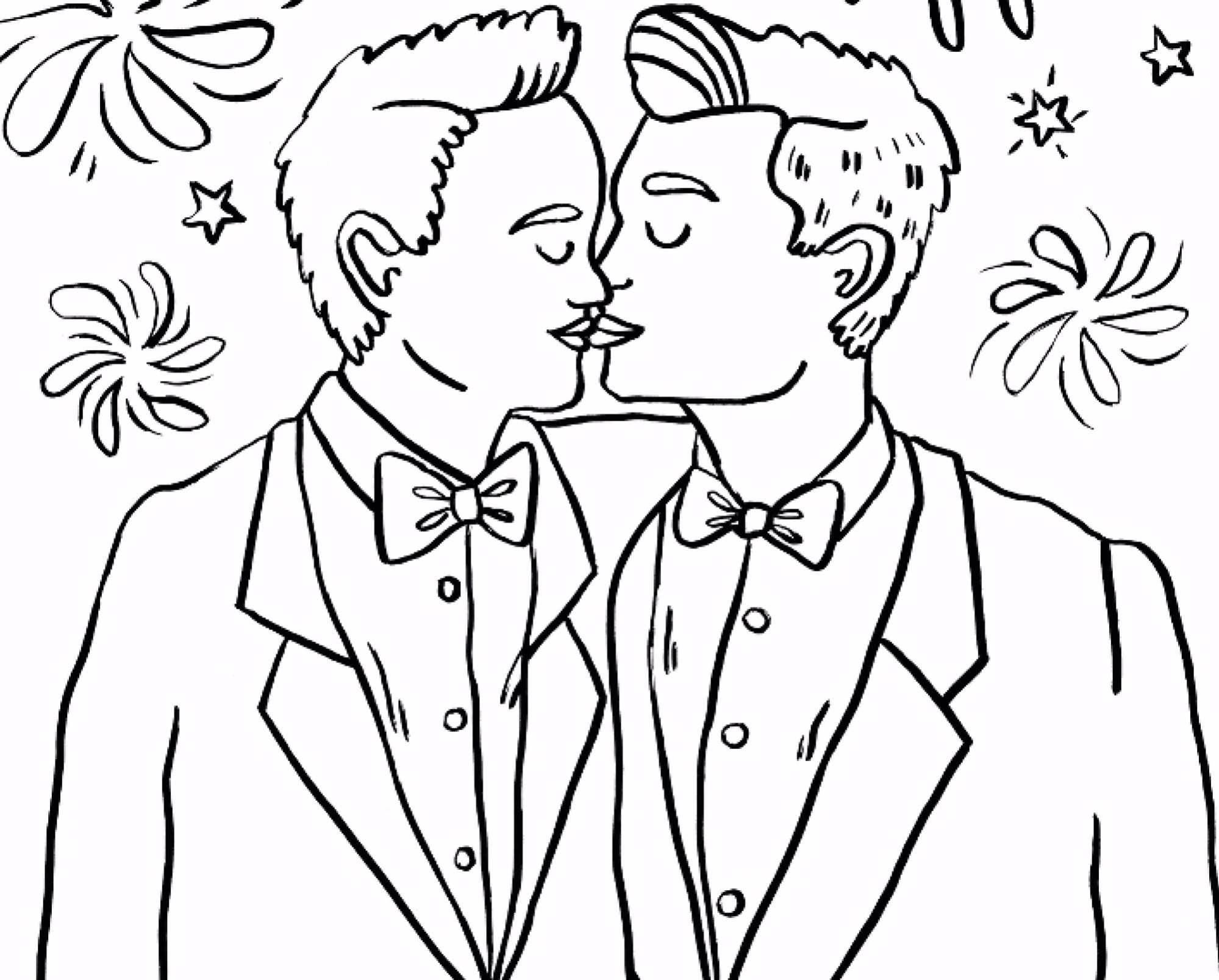 This coloring book is here for all your relationship goals