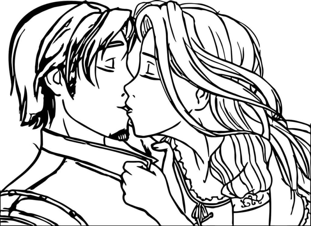 Couple kissing coloring pages images free printable