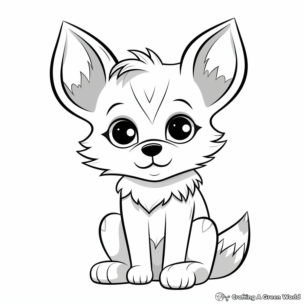 Fox coloring pages