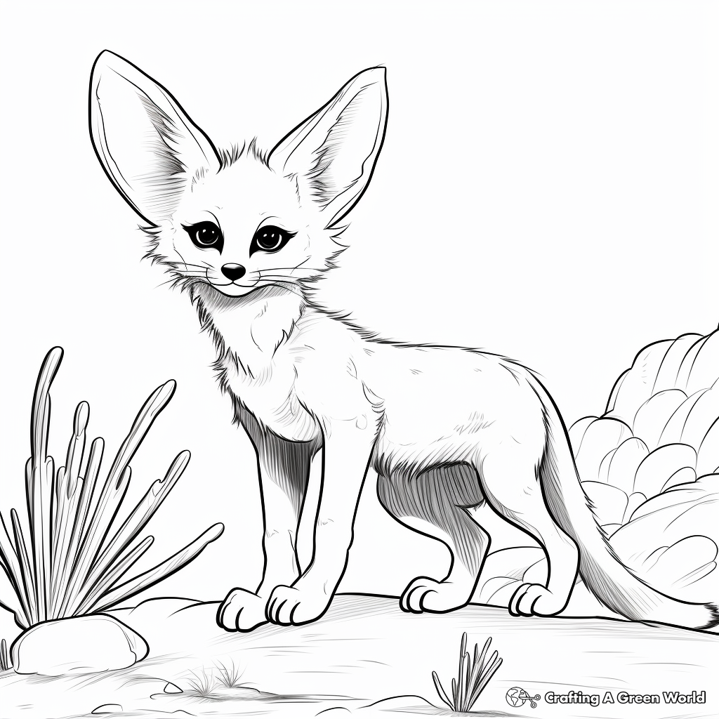 Desert animals coloring pages