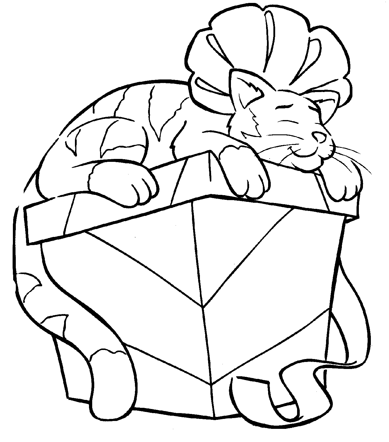 Kitten coloring pages