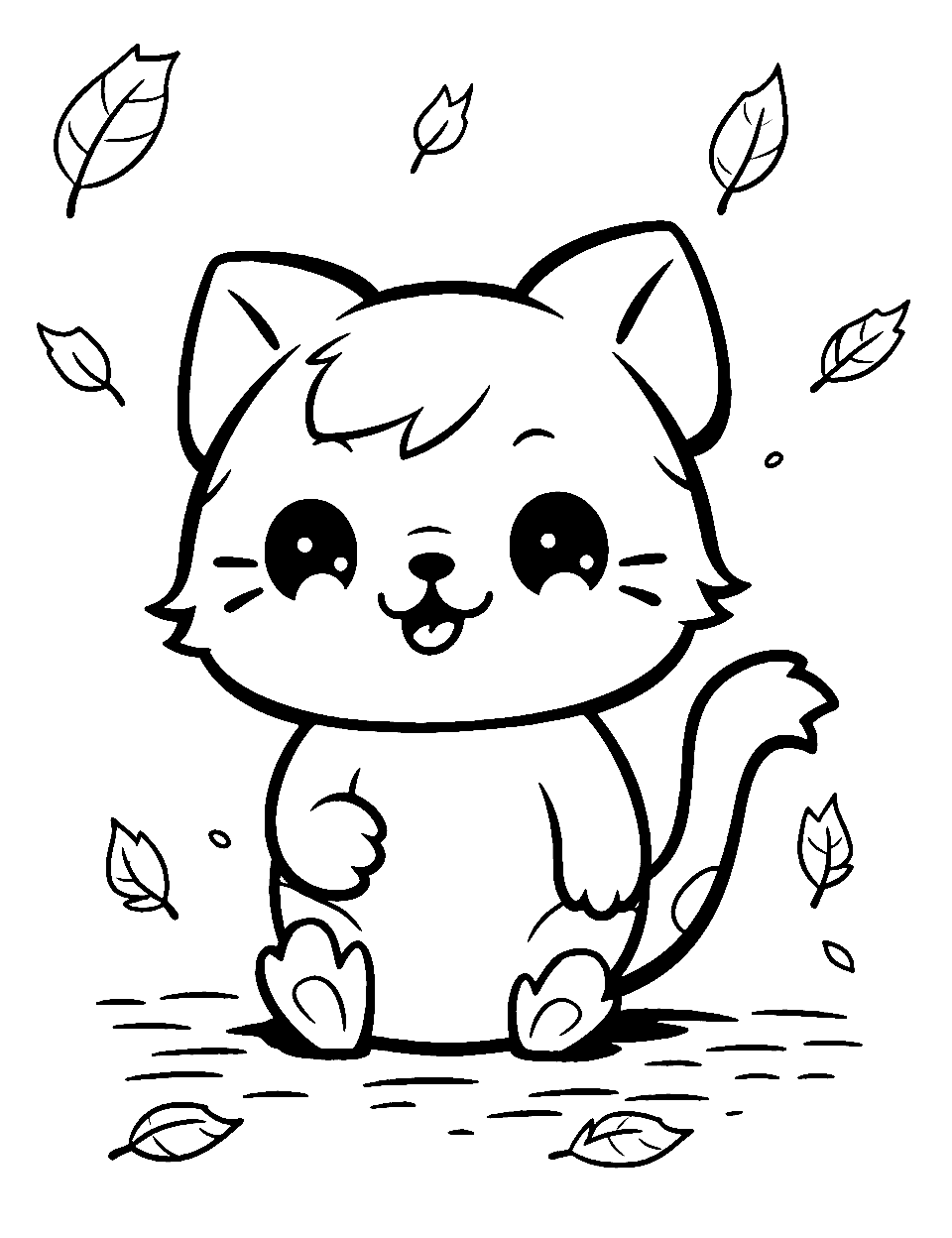 Kitten coloring pages free printable sheets