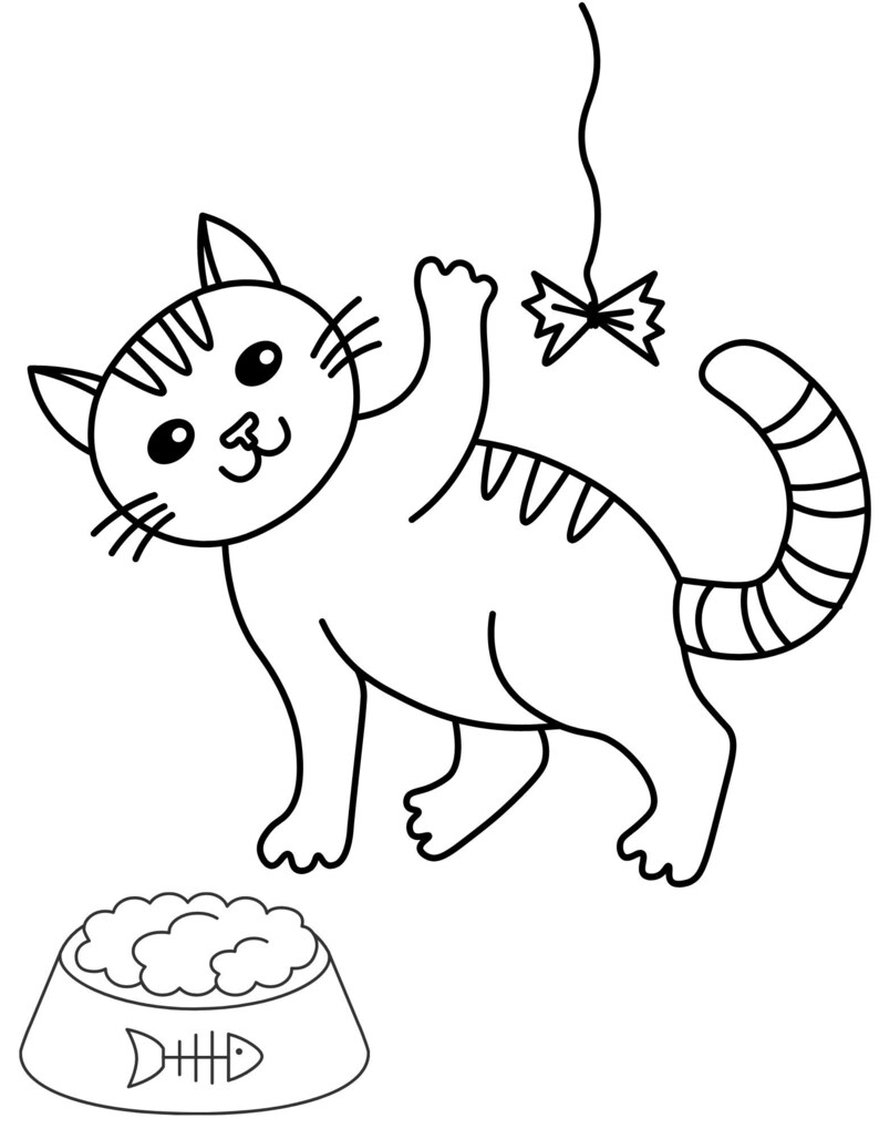 Kitten coloring pages kitten pdf coloring kitten printables kitten coloring sheet cat coloring pages kitten activity page cat printable