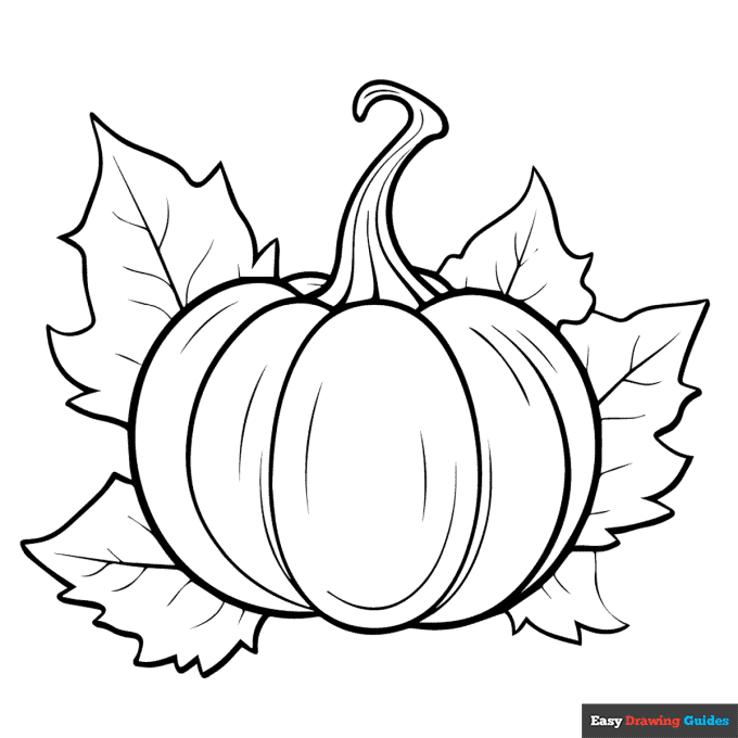 Free printable pumpkin coloring pages for kids