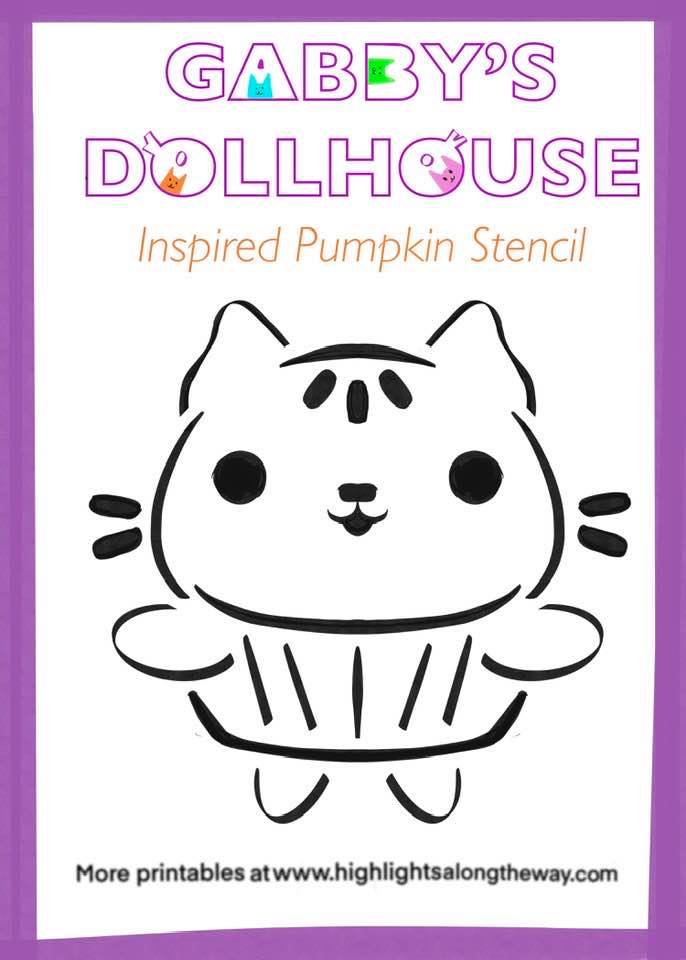 Gabbys dollhouse printable coloring activity sheets