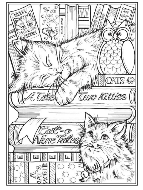 Kitty cat coloring pages â
