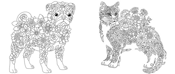 Thousand cute kitten coloring pages royalty