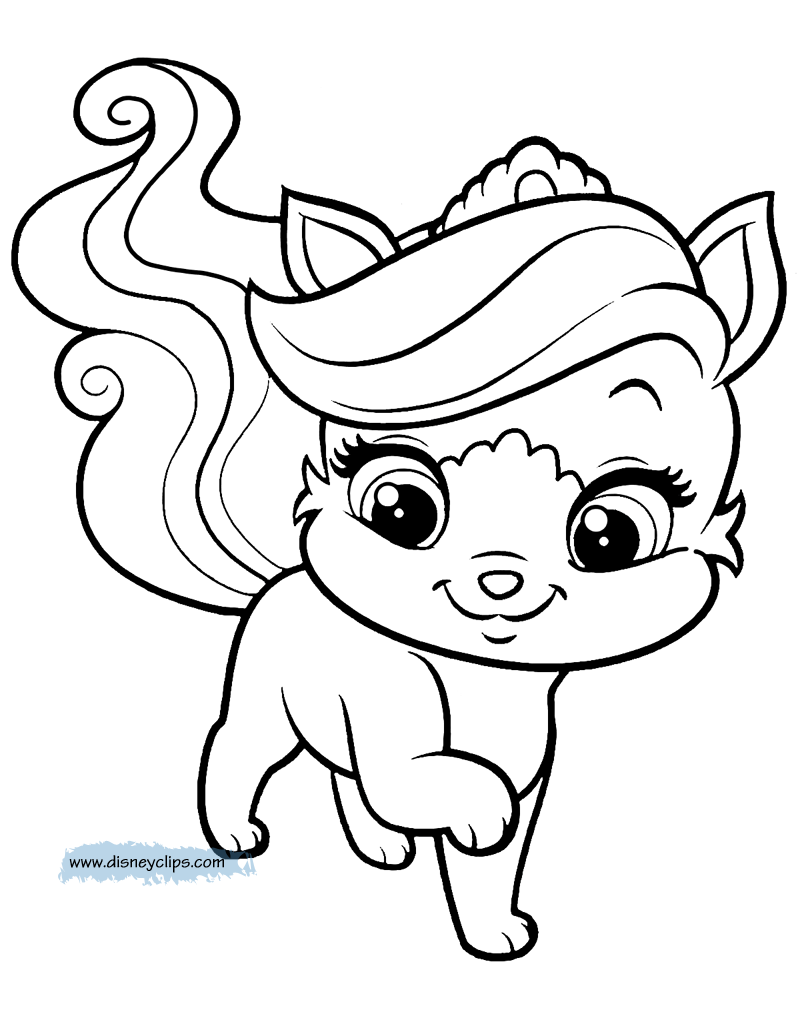 Free palace pets coloring pages â stuff parents need