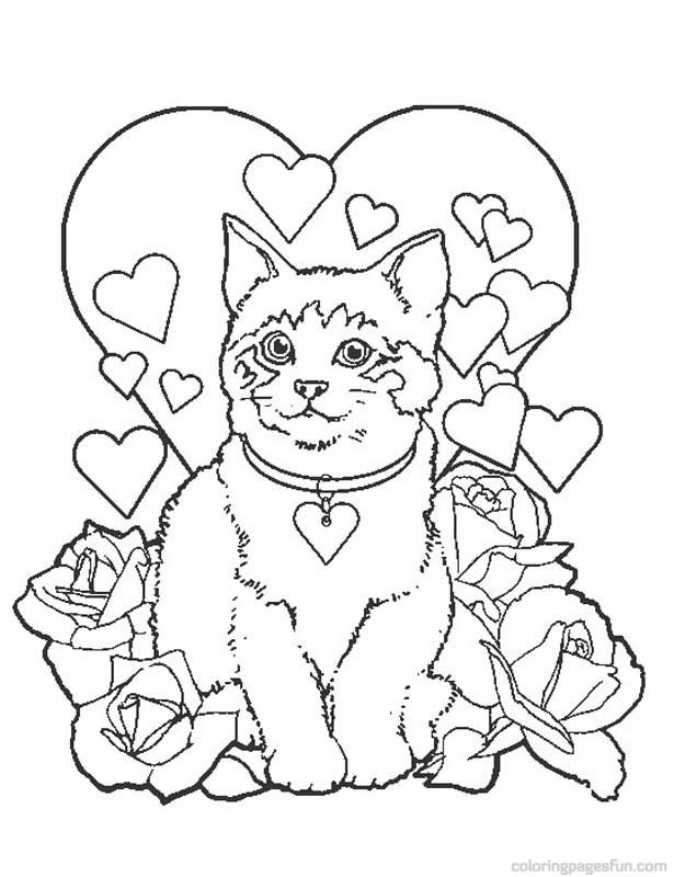 Free kitten and puppy coloring pages to print download free kitten and puppy coloring pages to print png images free cliparts on clipart library