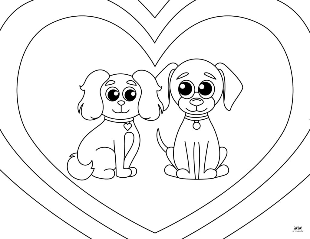 Puppy coloring pages