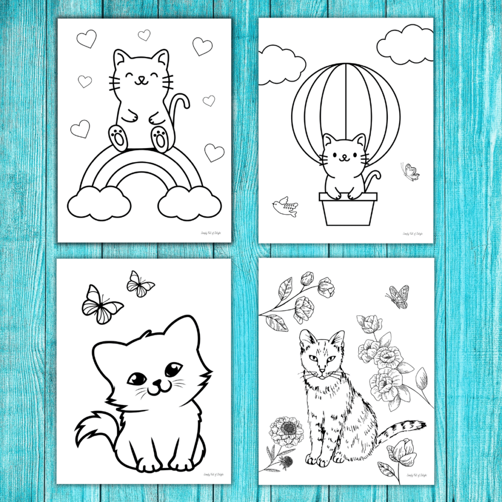 Cute coloring pages for kids free printables