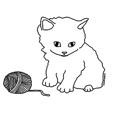 Top free printable kitten coloring pages online