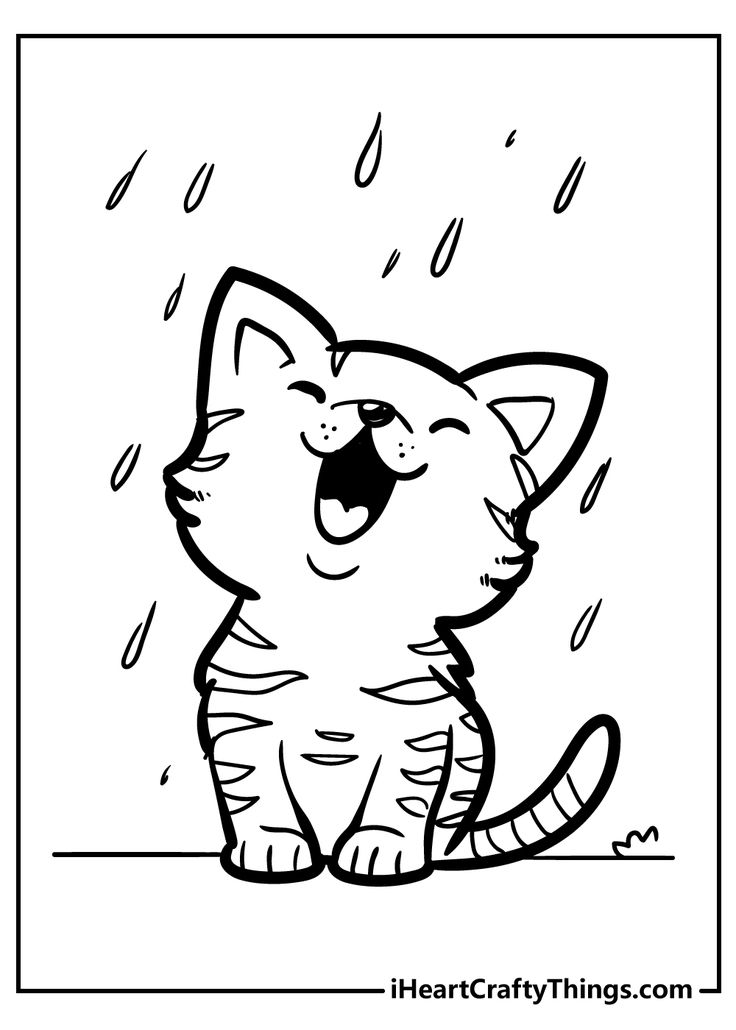 Kitten coloring pages cat coloring book coloring pages cartoon coloring pages